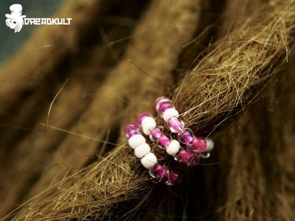 spiral glas dread schmuck, glas dreadperlen, glas dread beads, glas dread jewelry, glas dreadlock, dread beads, dread accessories, glas dread accessories